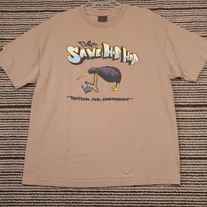 SCIFEN Rappers Are Endangered Light Brown Cotton USA XL Mens T Shirt Rap Hip Hop